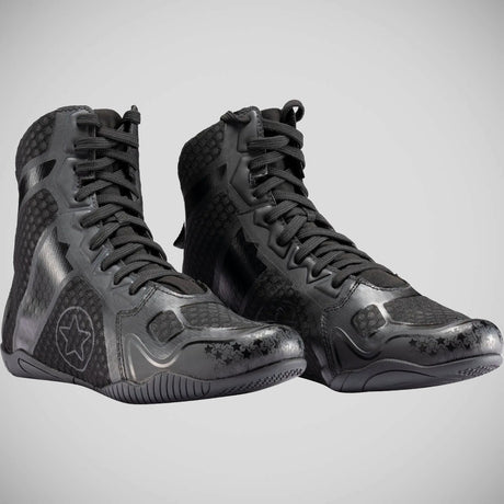 Top Ten Speedmaster Boxing Boots Black/Black    at Bytomic Trade and Wholesale