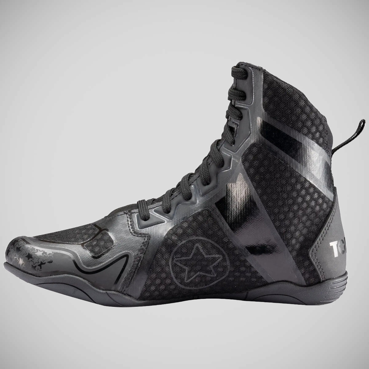 Top Ten Speedmaster Boxing Boots Black/Black    at Bytomic Trade and Wholesale