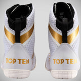 Top Ten Speedmaster Boxing Boots White/Gold    at Bytomic Trade and Wholesale