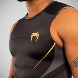 Venum Athletics Sleeveless Rash Guard Black/Gold    at Bytomic Trade and Wholesale