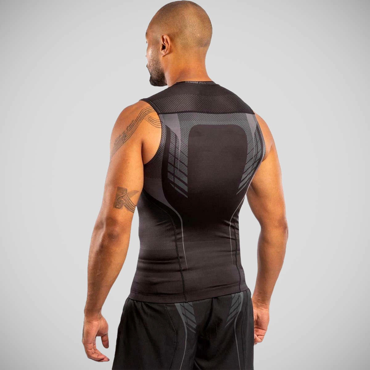 Venum Athletics Sleeveless Rash Guard Black/Gold    at Bytomic Trade and Wholesale