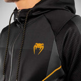 Venum Athletics Zipped Hoodie Black/Gold    at Bytomic Trade and Wholesale