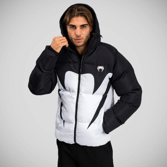 Venum Attack Down Jacket Black/White    at Bytomic Trade and Wholesale