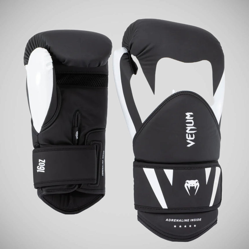 Venum Challenger 4.0 Boxing Gloves Black/White    at Bytomic Trade and Wholesale