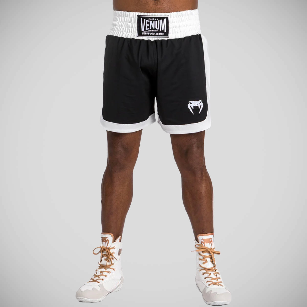 Venum Classic Boxing Shorts White/Black    at Bytomic Trade and Wholesale