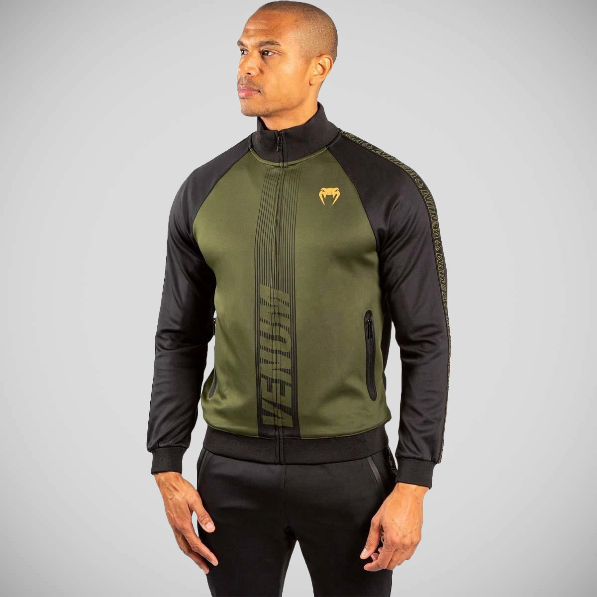 Venum Club 212 Track Jacket Khaki/Black    at Bytomic Trade and Wholesale