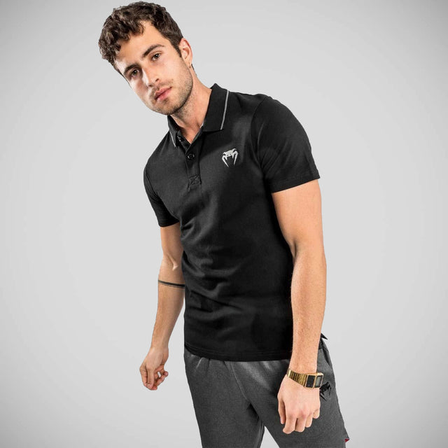 Venum Contender Evo Polo Shirt Black    at Bytomic Trade and Wholesale