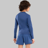 Venum Contender Kids Long Sleeve Rash Guard Royal Blue