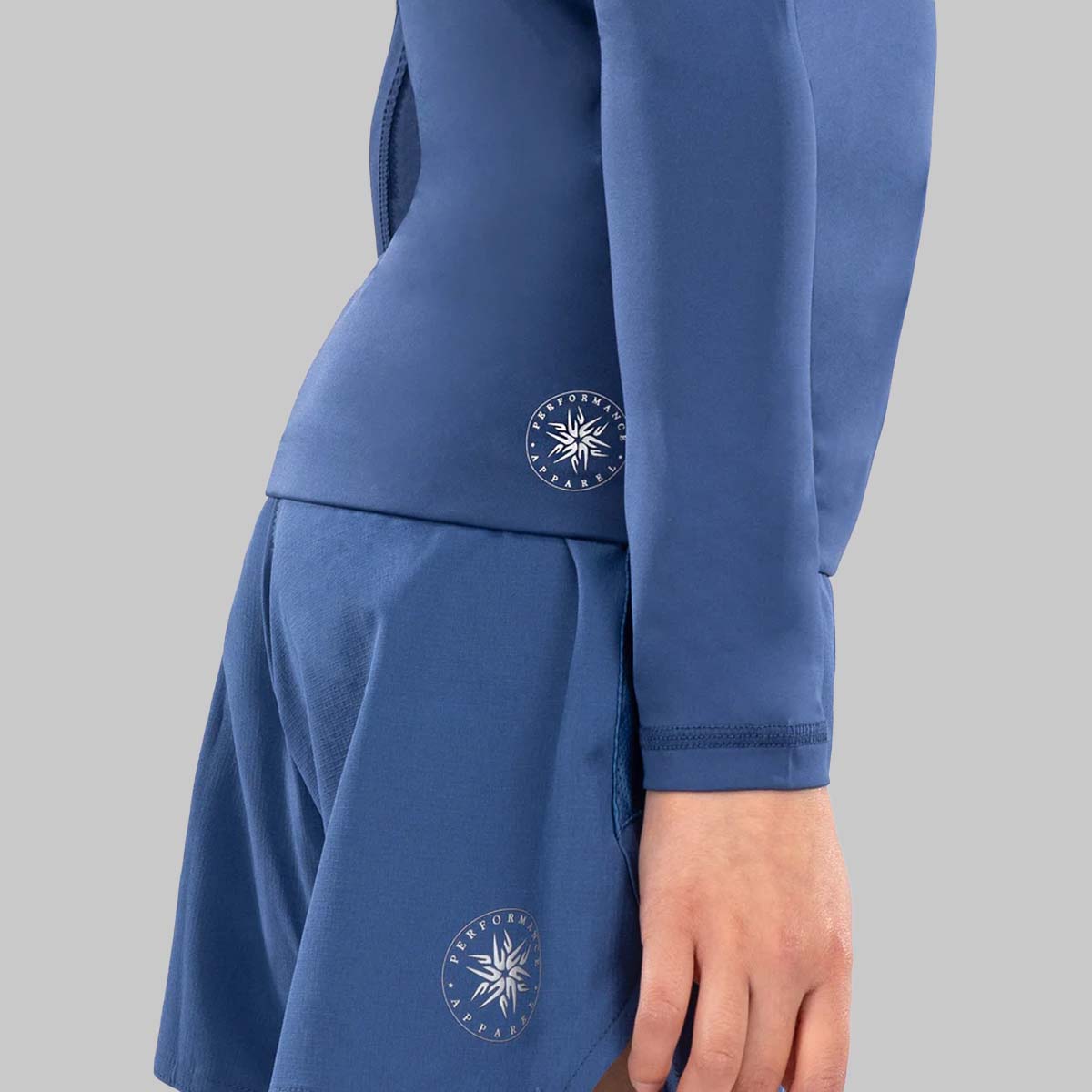 Venum Contender Kids Long Sleeve Rash Guard Royal Blue