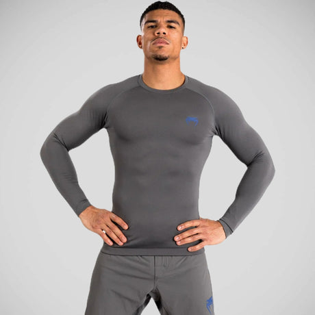 Venum Contender Long Sleeve Rash Guard Grey    at Bytomic Trade and Wholesale