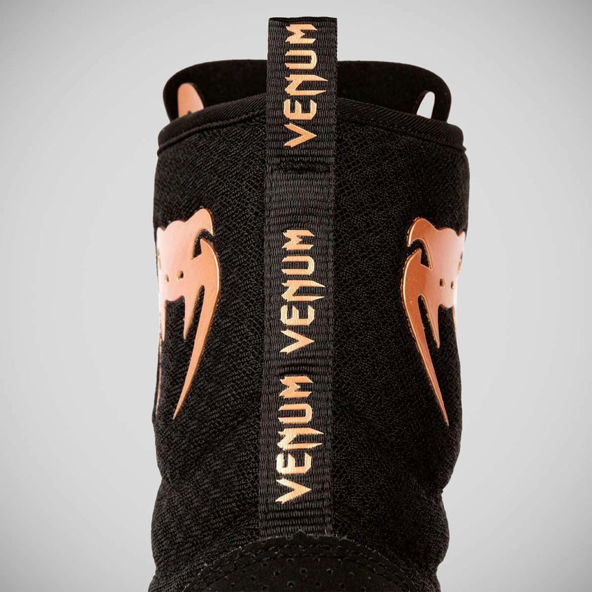 Venum Elite Boxing Shoes Black/Bronze    at Bytomic Trade and Wholesale