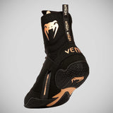 Venum Elite Boxing Shoes Black/Bronze    at Bytomic Trade and Wholesale