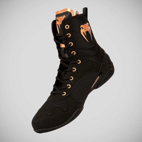 Venum Elite Boxing Shoes Black/Bronze    at Bytomic Trade and Wholesale