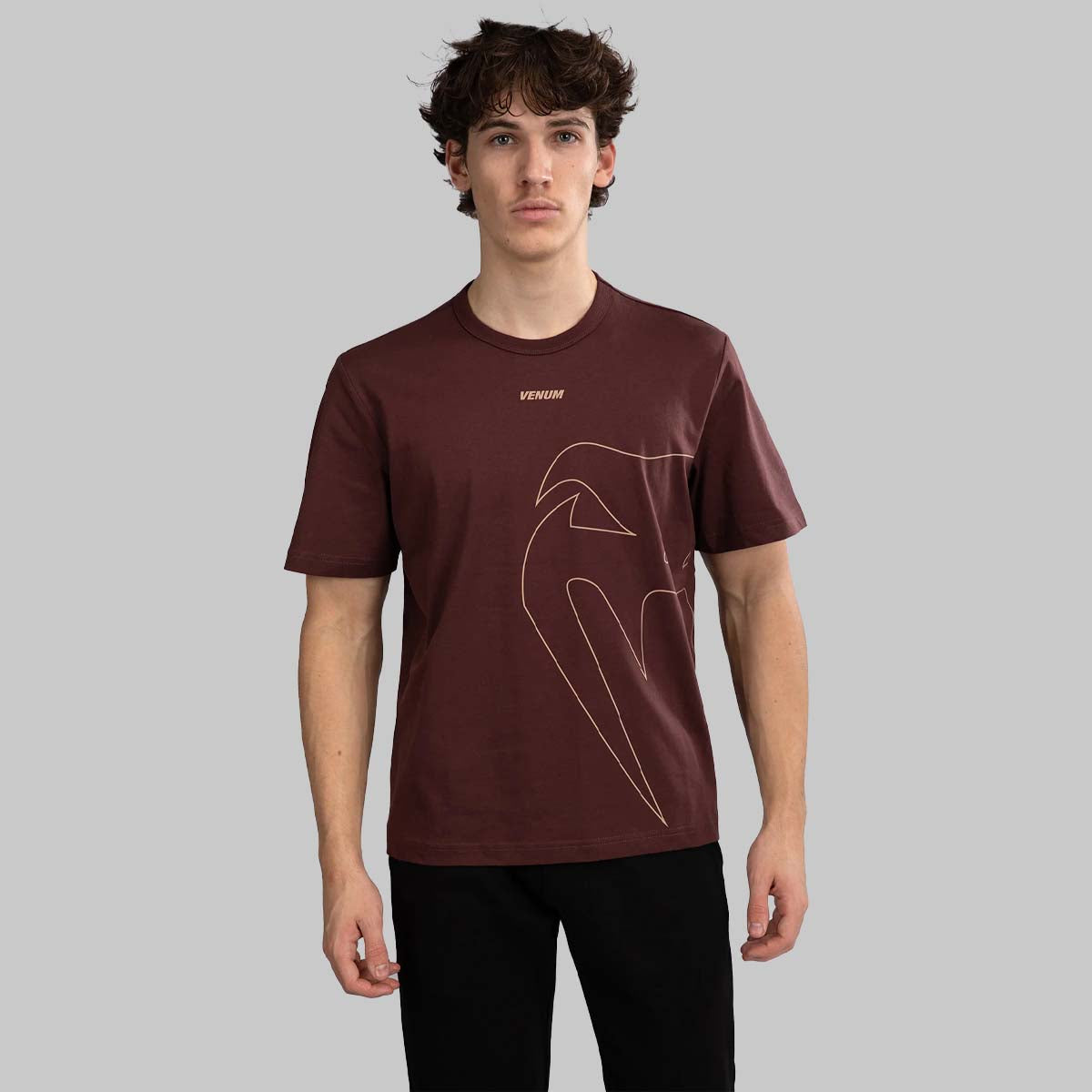 Venum Giant Connect T-Shirt Chocolate Brown    at Bytomic Trade and Wholesale