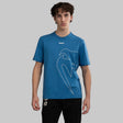 Venum Giant Connect T-Shirt Misty Blue    at Bytomic Trade and Wholesale