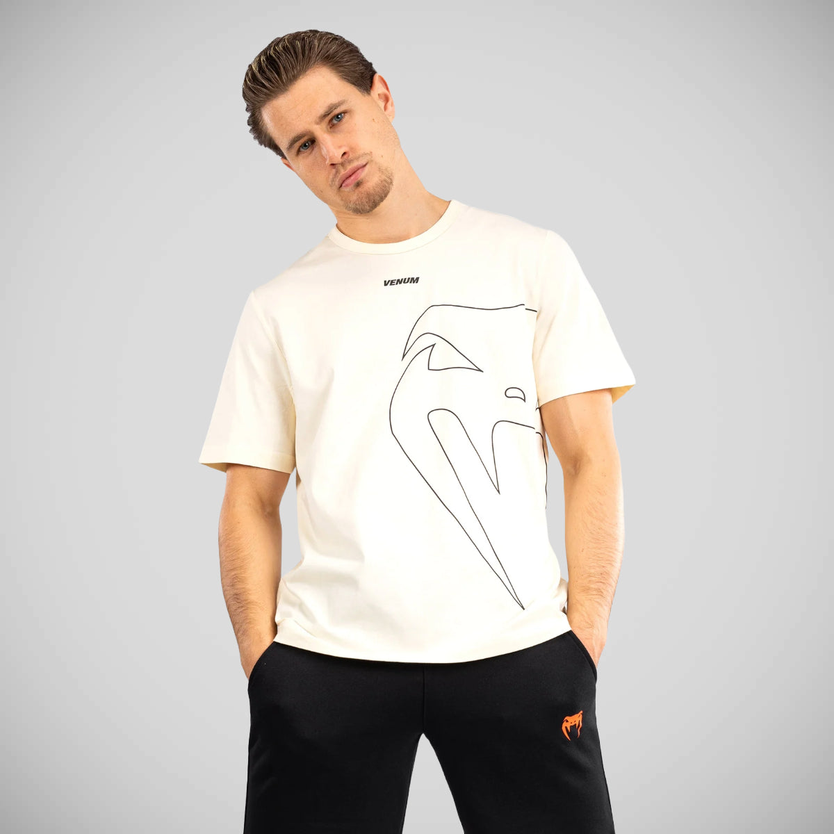 Venum Giant Connect T-Shirt Off White    at Bytomic Trade and Wholesale