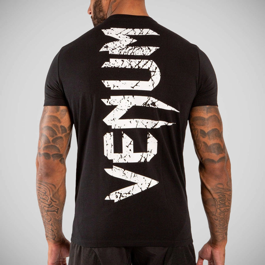 Venum Giant Men's T Shirt Black/White    at Bytomic Trade and Wholesale