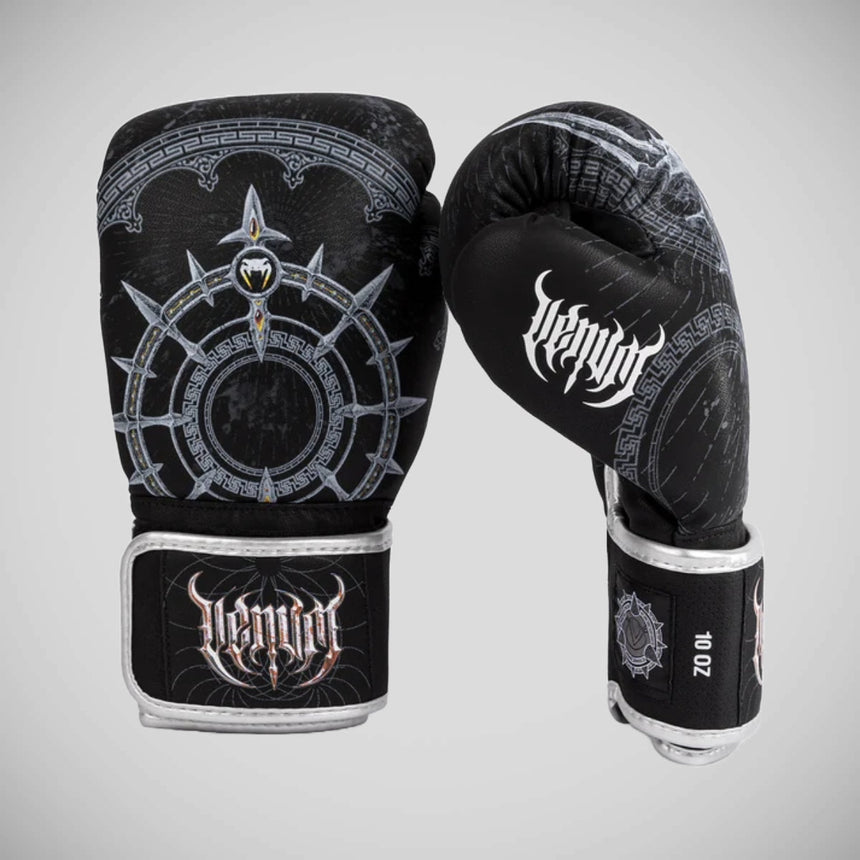 Venum Gladiator 5.0 Boxing Gloves Black/Silver at Bytomic Trade and Wholesale