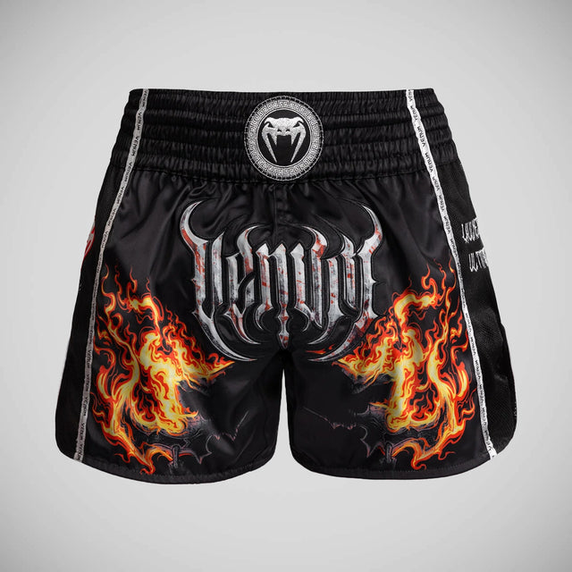 Venum Gladiator 5.0 Muay Thai Shorts Black/Orange at Bytomic Trade and Wholesale