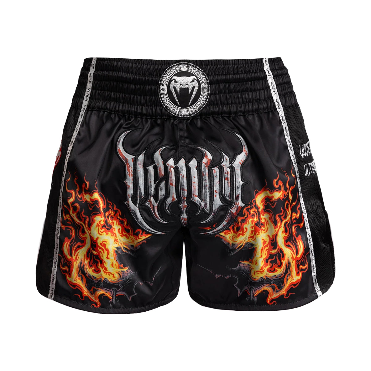 Venum Gladiator 5.0 Muay Thai Shorts Black/Orange at Bytomic Trade and Wholesale