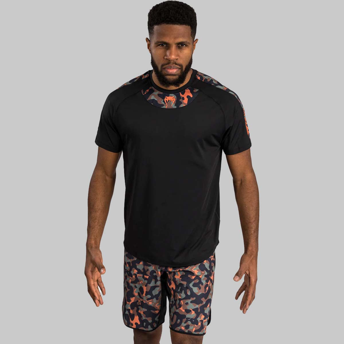 Venum Jungle Ops Dry Tech T-Shirt Black/Khaki Camo    at Bytomic Trade and Wholesale