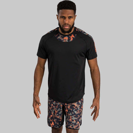 Venum Jungle Ops Dry Tech T-Shirt Black/Khaki Camo    at Bytomic Trade and Wholesale