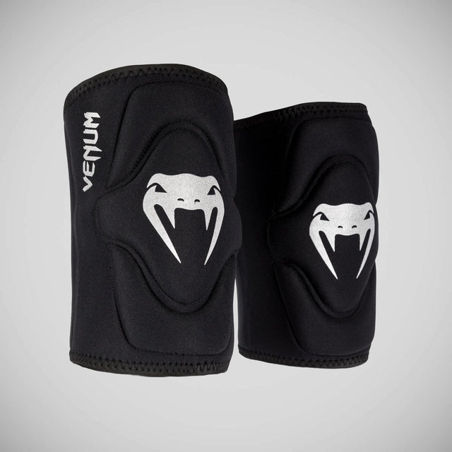 Venum Kontact Gel Knee Pads Black/Silver    at Bytomic Trade and Wholesale