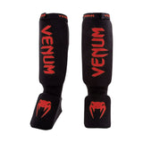 Venum Kontact Shin Guards Black/Red    at Bytomic Trade and Wholesale