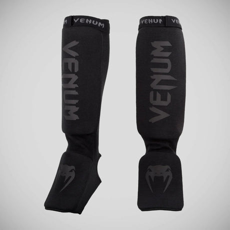 Venum Kontact Shin Guards Black/Black    at Bytomic Trade and Wholesale