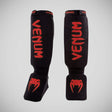 Venum Kontact Shin Guards Black/Red    at Bytomic Trade and Wholesale