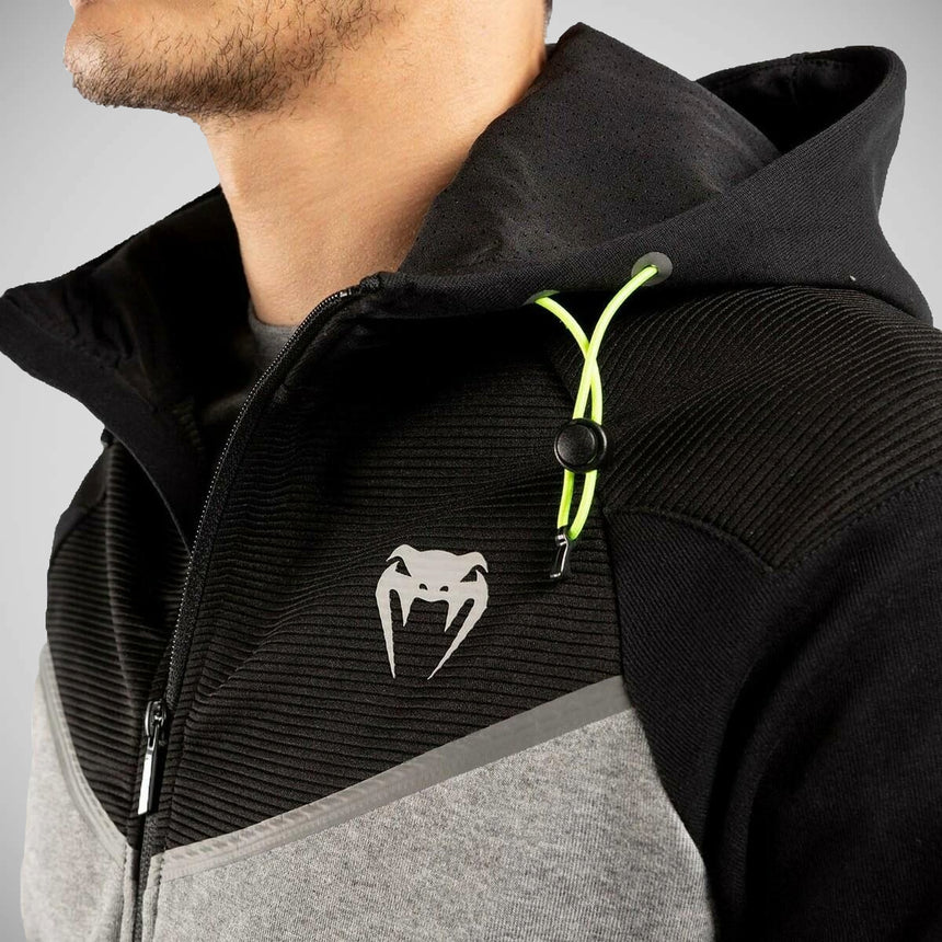 Venum Laser Evo 2.0 Zipped Hoodie Grey    at Bytomic Trade and Wholesale