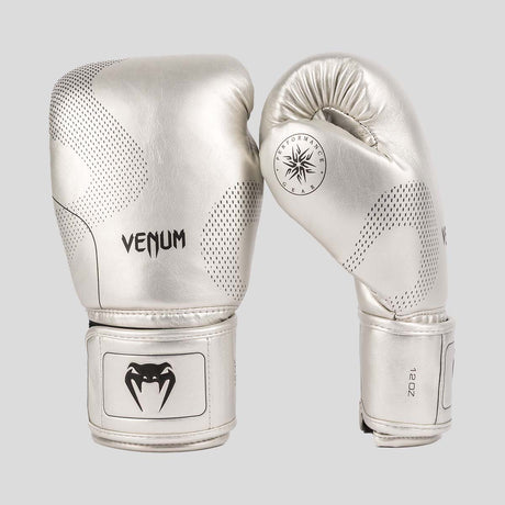 Venum Nexus Boxing Gloves Silver/Black at Bytomic Trade and Wholesale