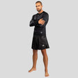 Venum Nexus Long Sleeve Rash Guard Black/Silver    at Bytomic Trade and Wholesale