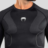 Venum Nexus Long Sleeve Rash Guard Black/Silver