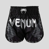 Venum Nexus Muay Thai Shorts Black/Silver at Bytomic Trade and Wholesale