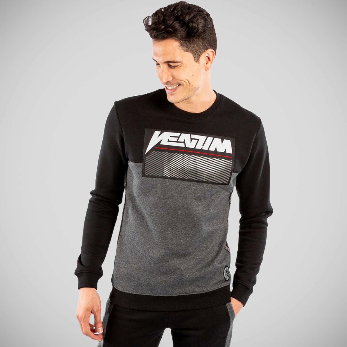 Venum Rafter Sweatshirt Black/Grey    at Bytomic Trade and Wholesale