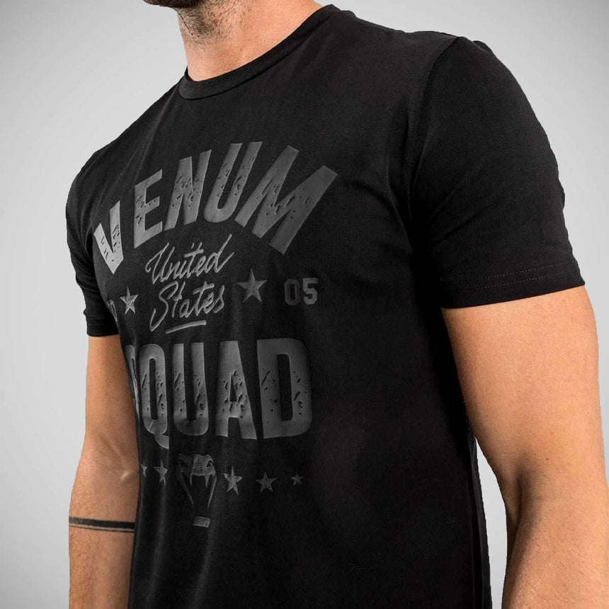 Venum Squad T-Shirt Black    at Bytomic Trade and Wholesale