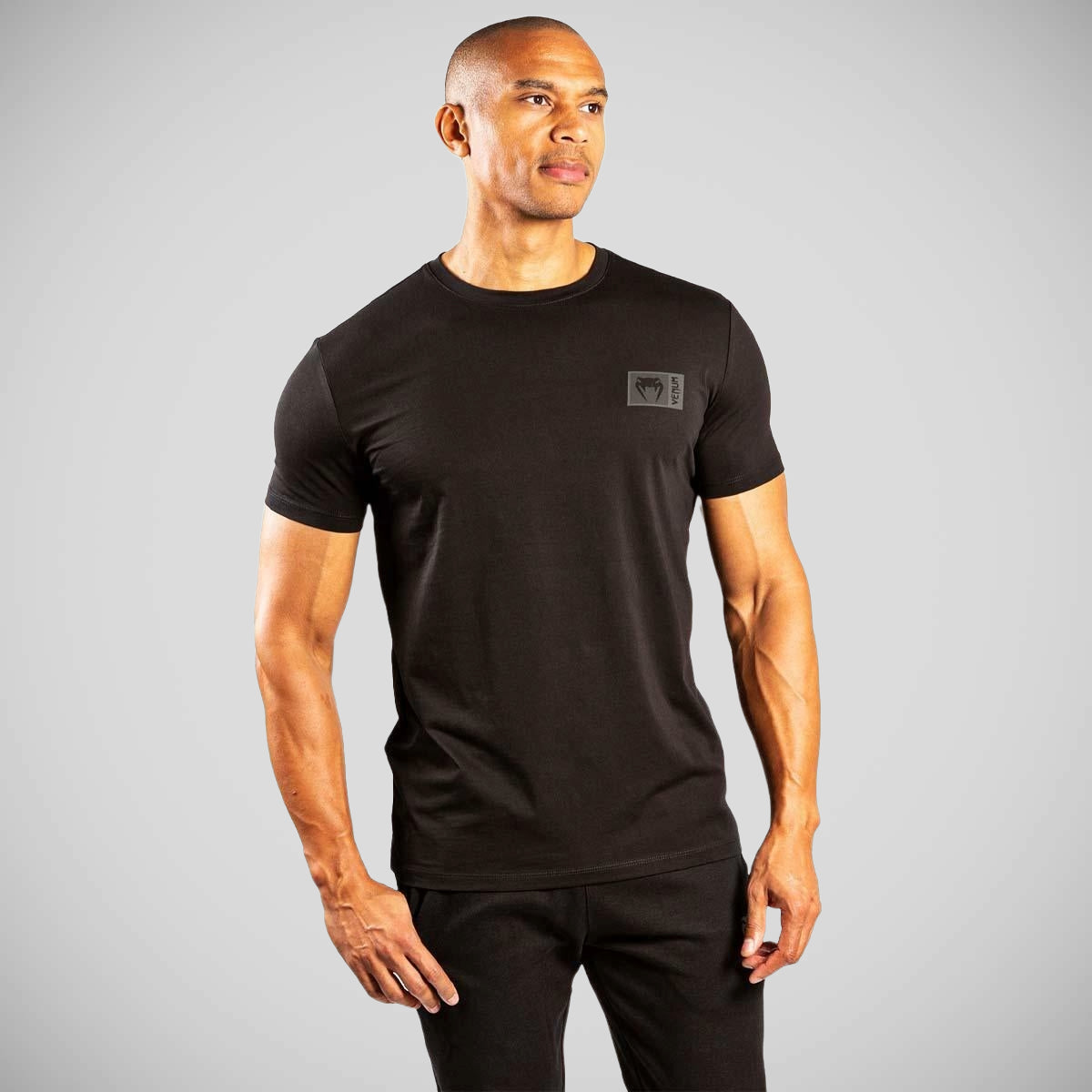 Venum Stamp T-Shirt Black    at Bytomic Trade and Wholesale