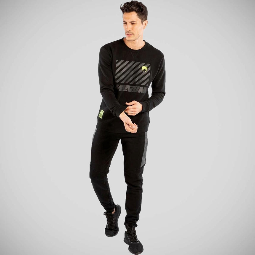 Venum Stripes Sweatshirt Black    at Bytomic Trade and Wholesale