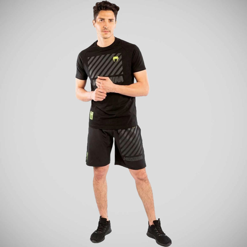 Venum Stripes Training Shorts Black    at Bytomic Trade and Wholesale