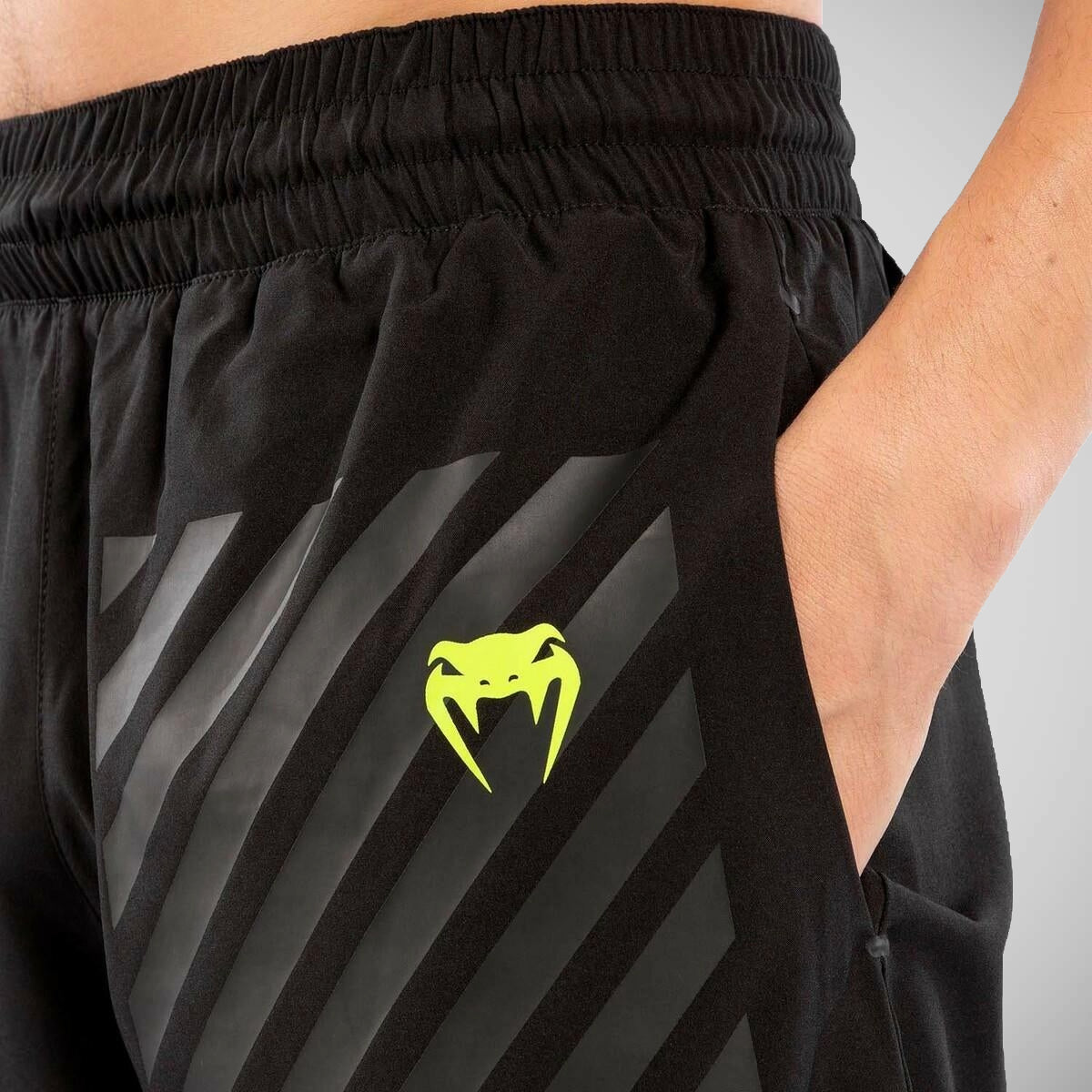 Venum Stripes Training Shorts Black    at Bytomic Trade and Wholesale