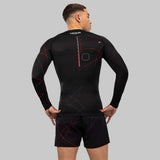 Venum Tactical XT Long Sleeve Rash Guard Black/Red