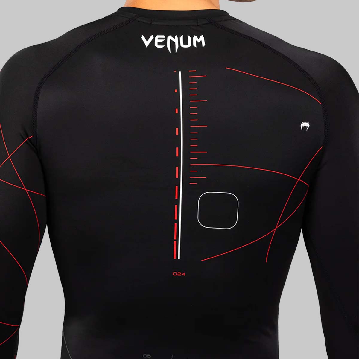 Venum Tactical XT Long Sleeve Rash Guard Black/Red