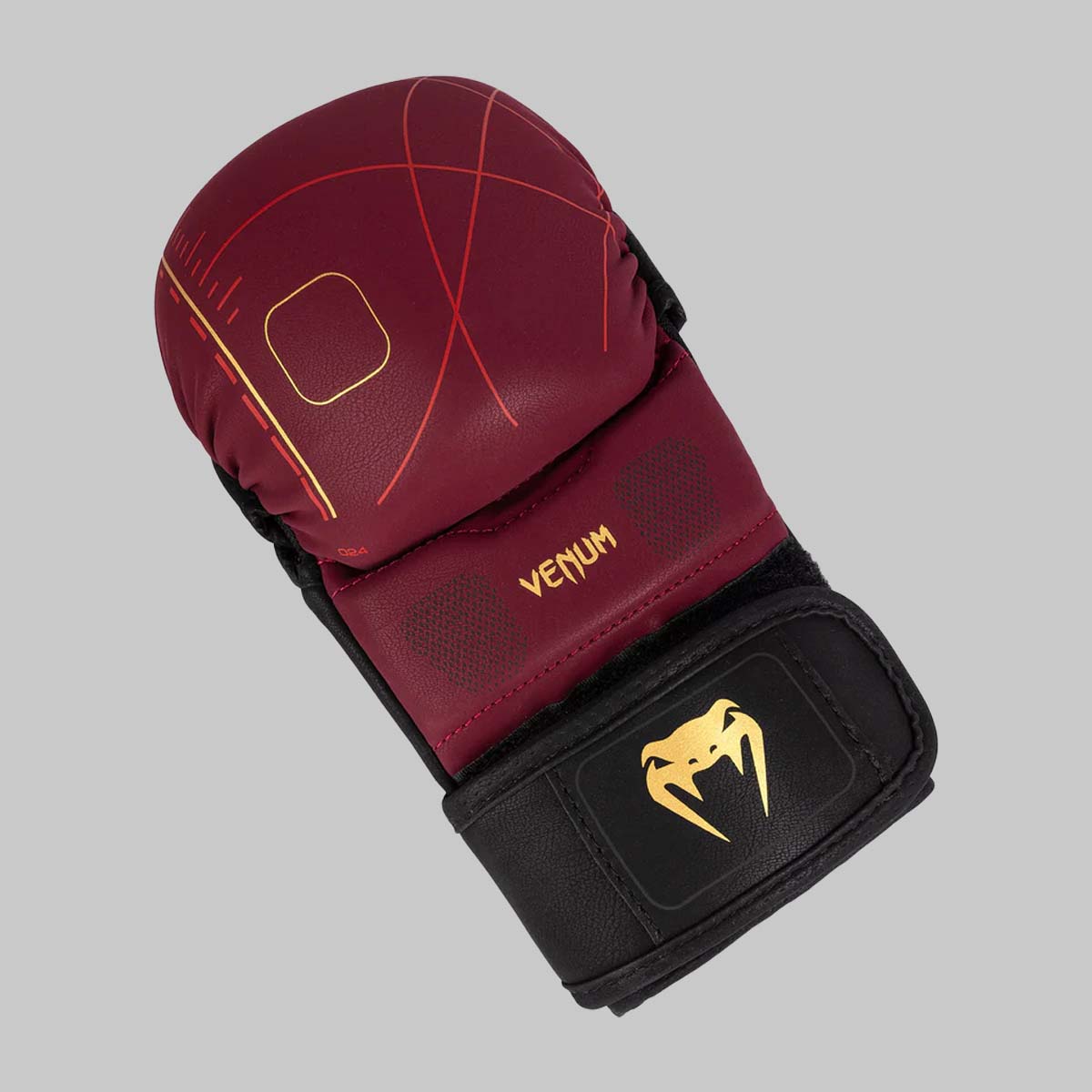 Venum Tactical XT Sparring Gloves Black/Burgundy/Gold at Bytomic Trade and Wholesale