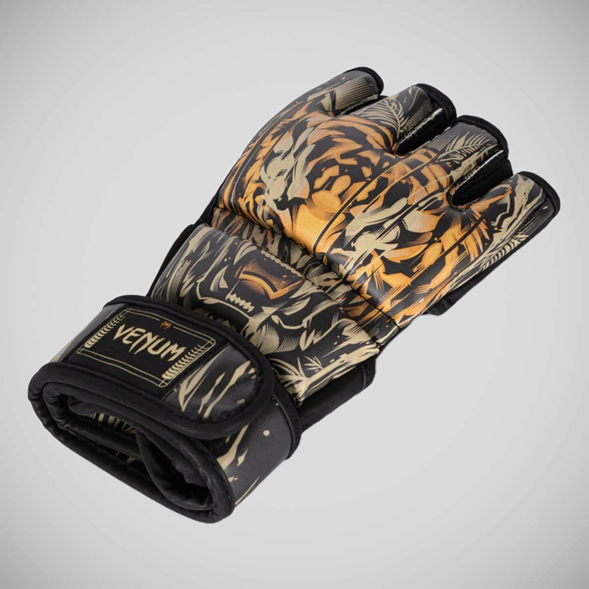 Venum Tiger MMA Gloves Black/Orange at Bytomic Trade and Wholesale