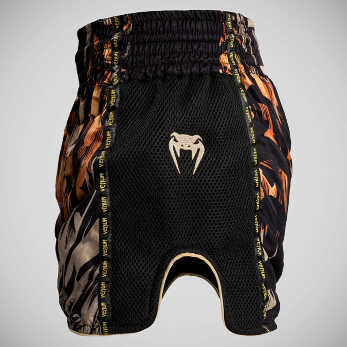 Venum Tiger Muay Thai Shorts Black/Orange at Bytomic Trade and Wholesale