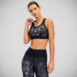 Venum Tiger Sports Bra Black/Silver    at Bytomic Trade and Wholesale