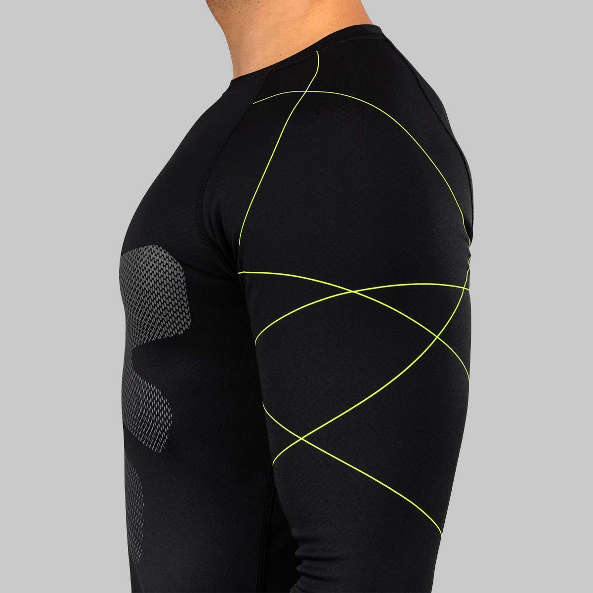 Venum Training Camp 4.0 Long Sleeve Rash Guard Black/Neo Green