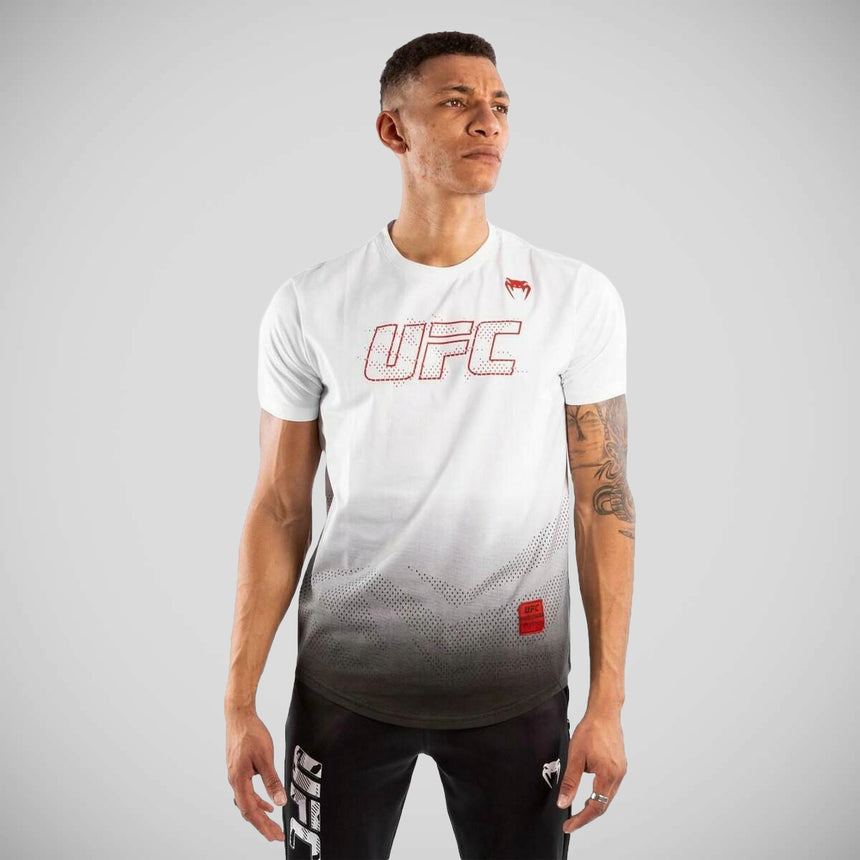 Venum UFC Authentic Fight Week 2 T-Shirt White    at Bytomic Trade and Wholesale