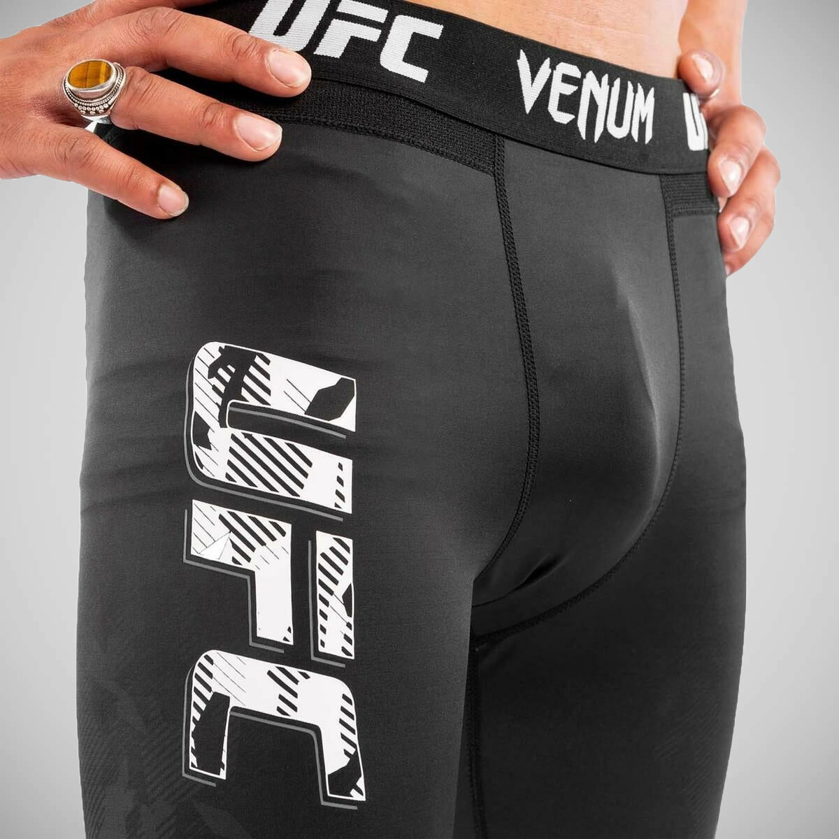 Venum UFC Authentic Fight Week Spats Black    at Bytomic Trade and Wholesale